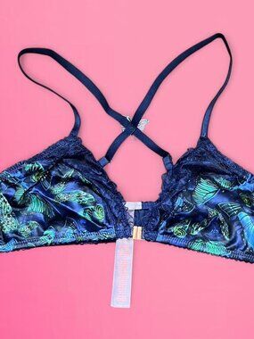 Savage X Fenty blue butterfly bralette